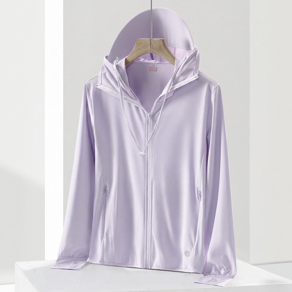 Summer new ice silk sunscreen clothing women's removable large brim UV protection fishing clothing men's sunscreen clothing