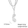 Cazador Lovely Family Pendant Necklaces Mom Dad Children Baby Pregnant Woman Stainless Steel Choker Jewelry Mother Day Gift New