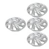 4 Pcs 14 Inch Wheel Hub Cap Universal Fit Silvery Wheel Hub Rim Cover for Cars Trucks Vans