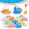 La Gacela Slime Kit - 24 Pieces Crystal Clay, Goldfish Bowl Beads, Fruit Slices, Crafting Tools, Stress Relief, Kids, Elementary School Boys, Girls, B