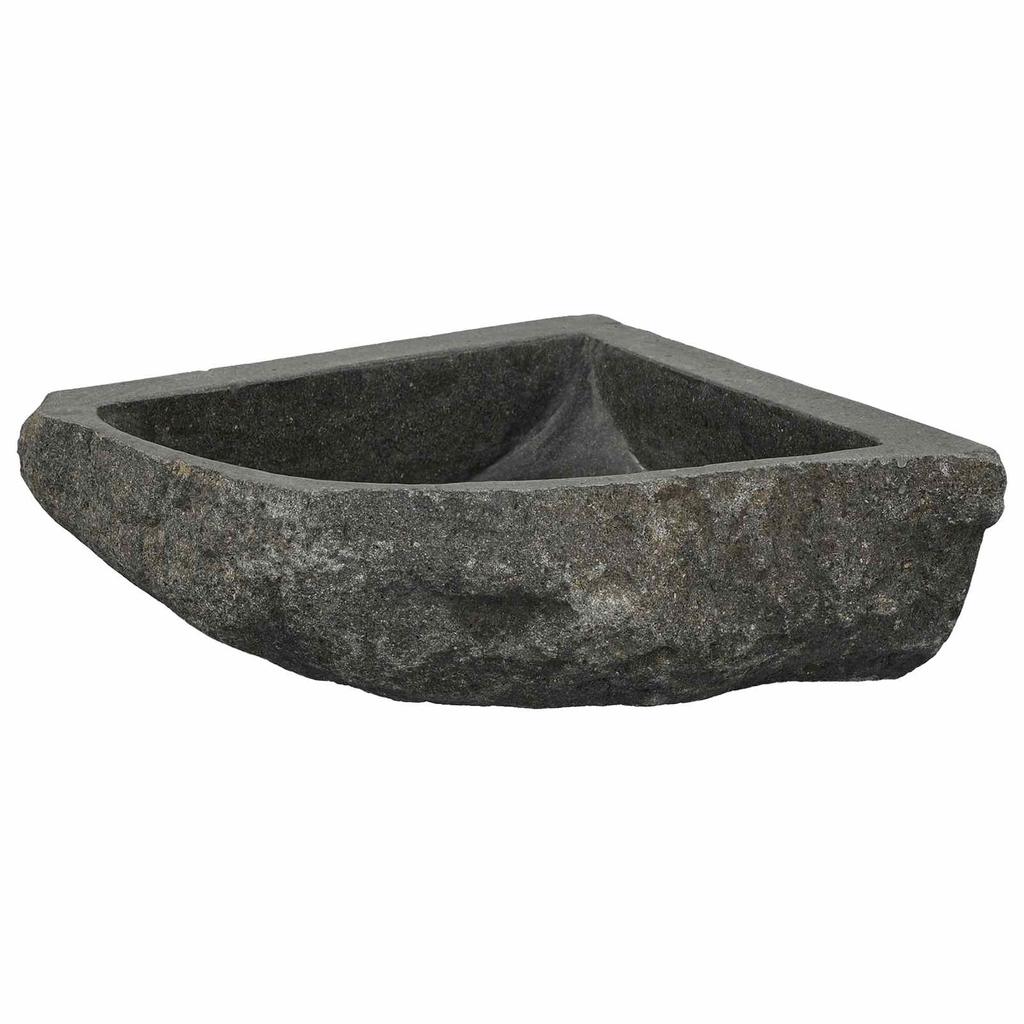 Grey Wash Basin (30 37) * (30 37) * 12 Cm River Stone