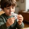 3D Printed Mini Skeleton Dinosaur Model Articulating Dinosaur Figurine Collectible Desktop Decoration for Kids Teens Adults
