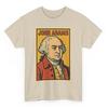 John Adams T-Shirt: Retro Comic Gründervater Grafik-T-Shirt