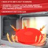 1Pc Microwave Sandwich Grill Silicone Protective Microwave Pan Nonstick Microwave Sandwich Grill for Cooking Kitchen Accessories