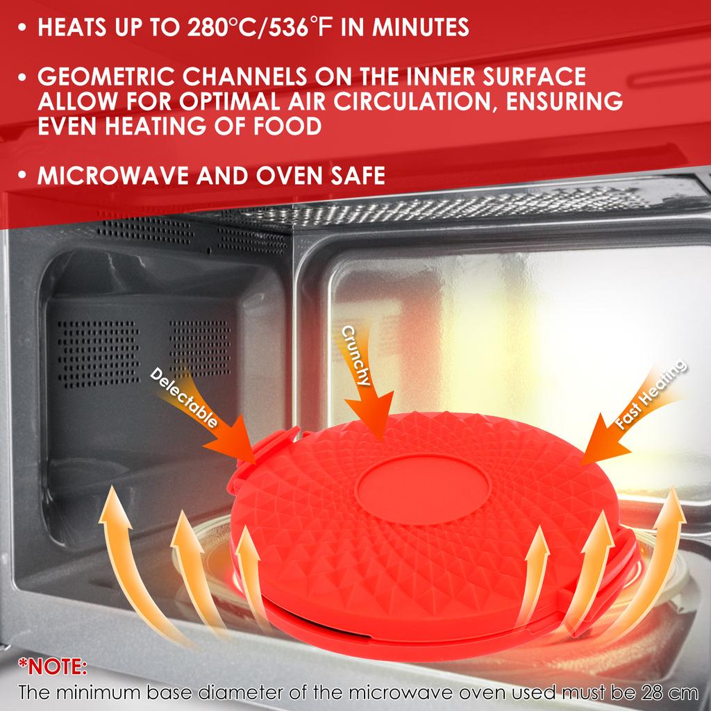 1Pc Microwave Sandwich Grill Silicone Protective Microwave Pan Nonstick Microwave Sandwich Grill for Cooking Kitchen Accessories