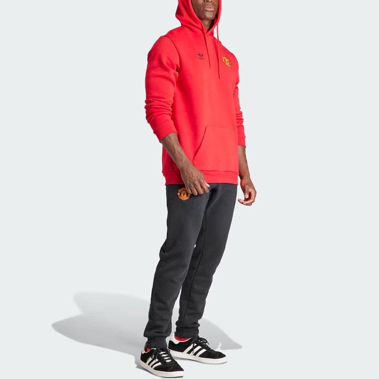 adidas Manchester United Trefoil Hoodie Red Men's Hoodie IK8706