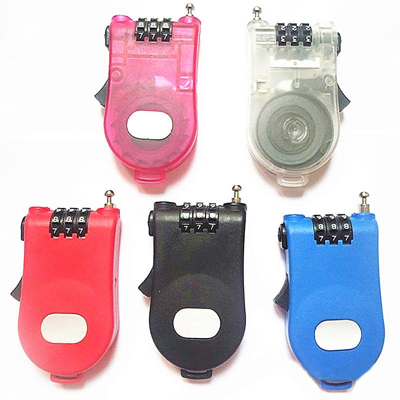 Ultra Small Bike Security Lock 3 Digit Password Padlock Code Wire Safety Luggage