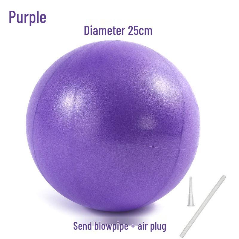 Explosion-proof 25cm Wheat Straw Pilates Ball for Yoga, Fitness, and Postpartum Exercise