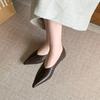 Fashion Fashion Pointed Toe Ladies Flats Slip On Shoes Soft Female Shallow Women Flats Shoes With Height Increasing Footwear
