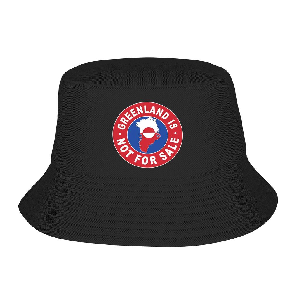 Not For Sale Greenland Bucket Hat Summer  Casual Fisherman Hats For Unisex Beach Travel Caps Hip Hop Pattern Visor Hats