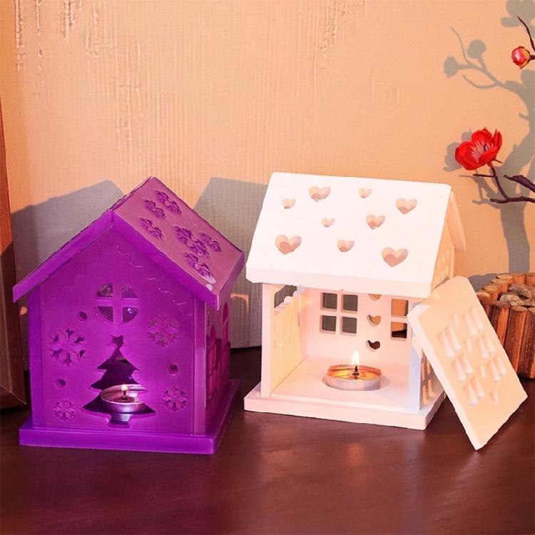 Festival Sturdy Silicone Christmas House Moulds Easy to Use Portable Craft Supplies for Home or Office Decoration