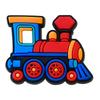 Cartoon Train Charms DIY PVC Shoe Decorations