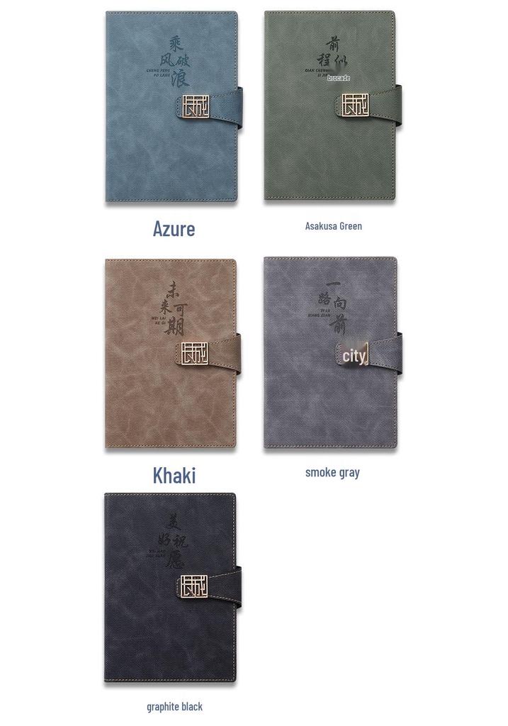 Custom Logo A5 Business Office Notebook Gift Set with 2025 Diary