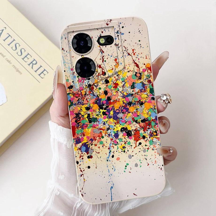 For Tecno Pova 5 Pro 5G Funda Soft Silicon Capa Moon Night Artistic Printed Fundas On Tecno LH8n Back Cover Camera Protection
