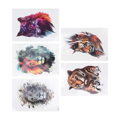 5 Pièces Tatouage Temporaire Demi-Bras Autocollant Étanche Longue Durée Autocollants de Tatouage pour Hommes