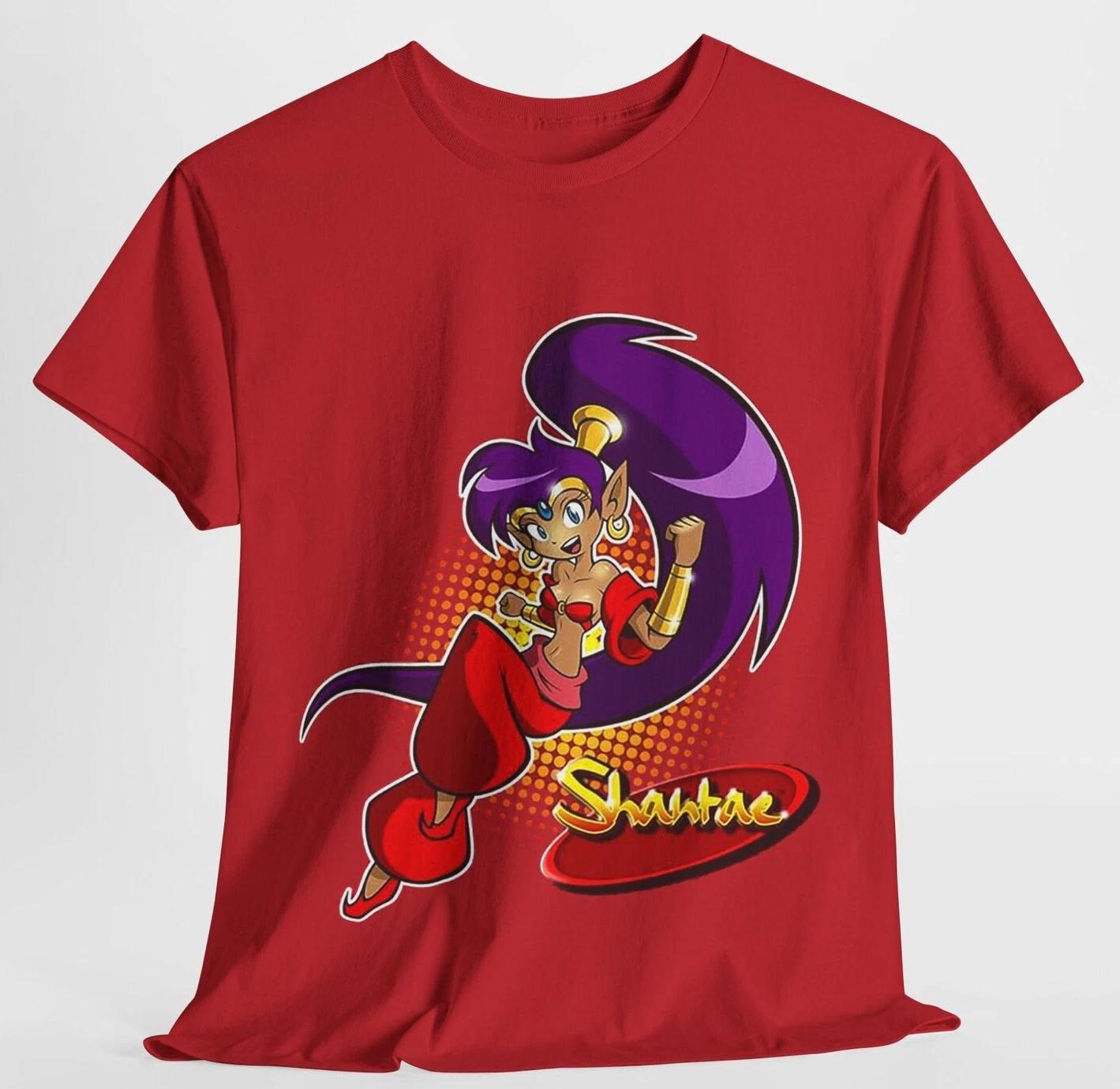 Men s and Women s T-shirts Shantae Red XXXL