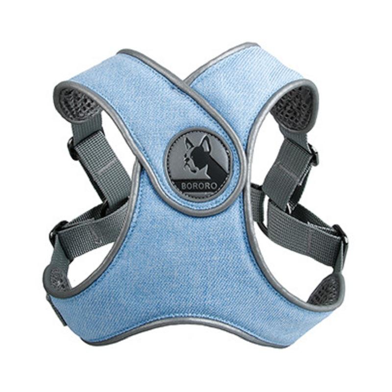 Classic Reflective Dog Harness Vest Soft Mesh Pet Harnesses Breathable Step-in Pet Strap For Small Medium Large Dogs Pitbull
