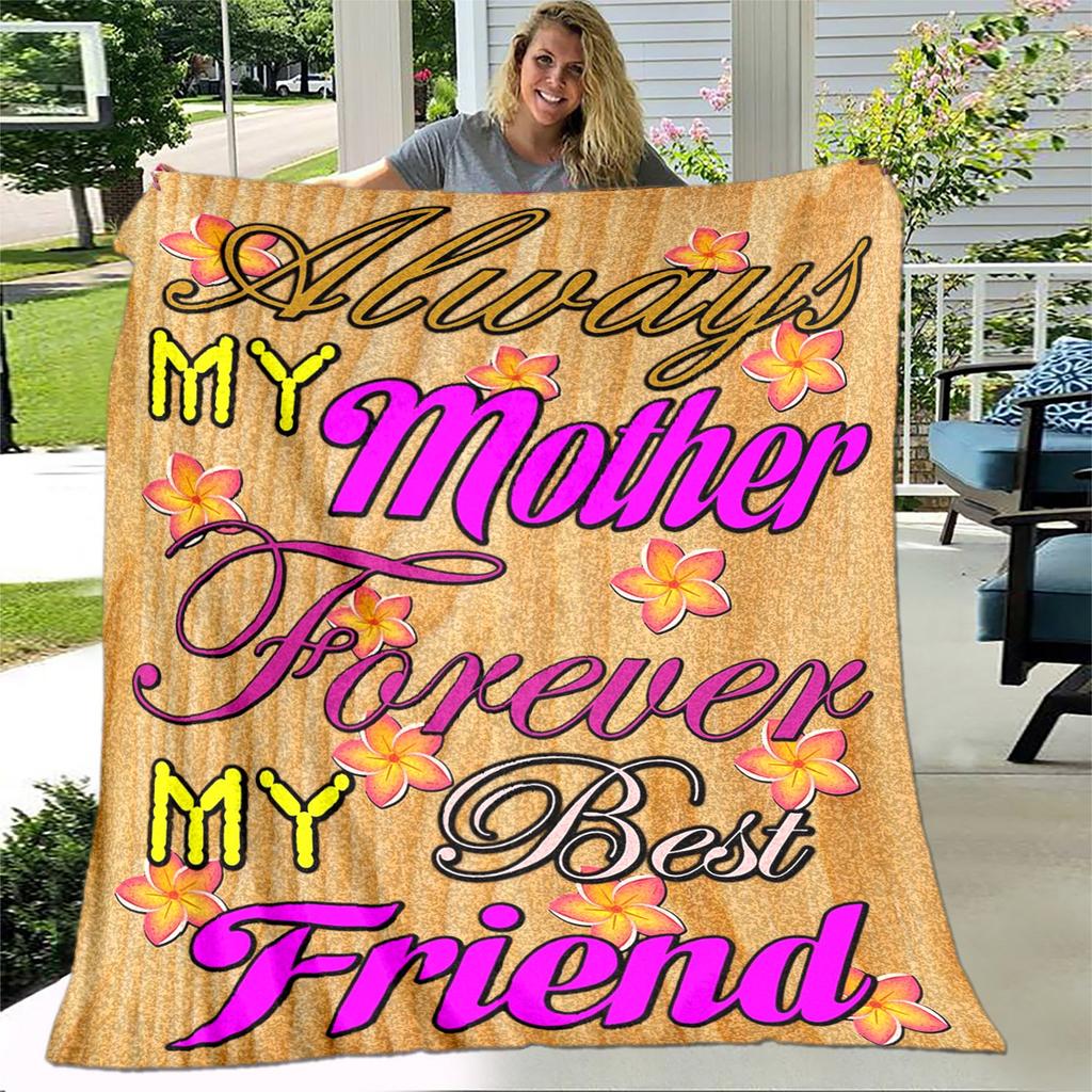 Para Minha Mãe Mamãe Série de Presentes Carta Cobertor, Manta Macia para Casa Quarto Cama Sofá Piquenique Viagem Escritório Cobertor de Cobertura Crianças