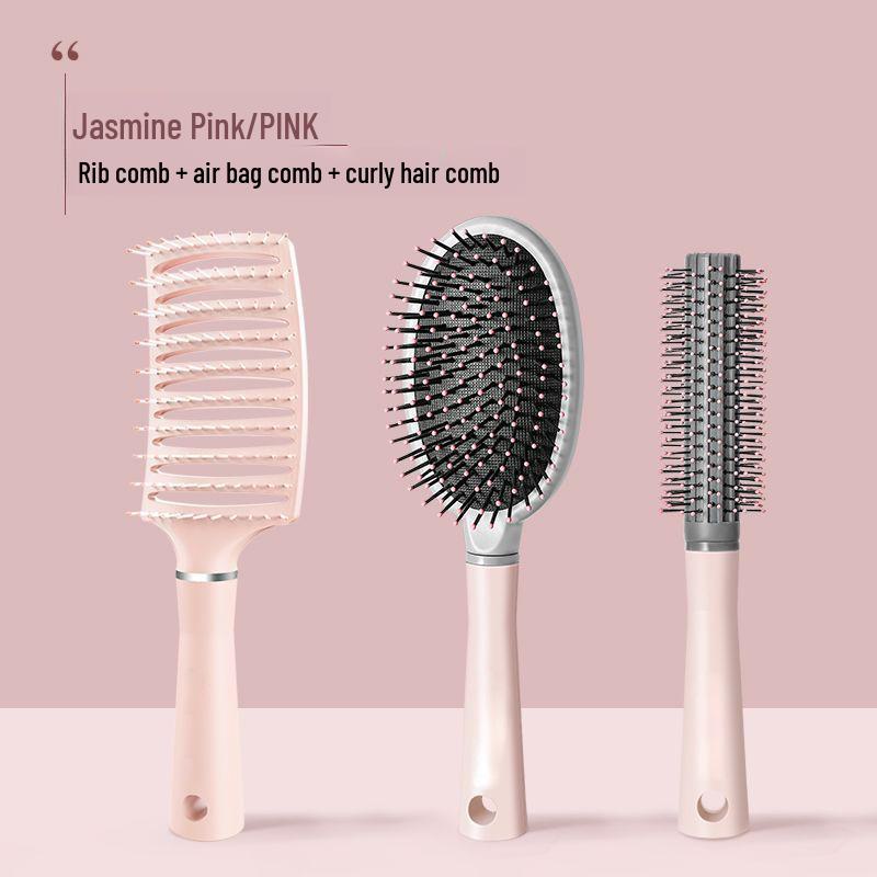 Women's Long Hair Air Cushion Comb with Scalp Massage - Anti-Curling and Fluffy Airbag Design