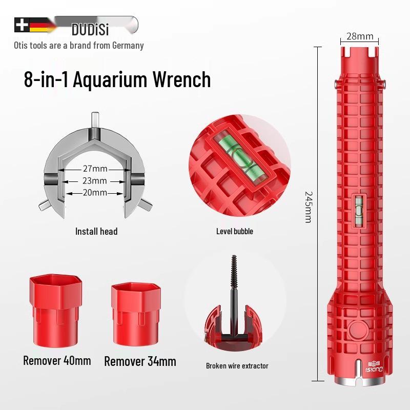 Adjustable Universal Plumbing Wrench for Bathroom and Radiator Installation