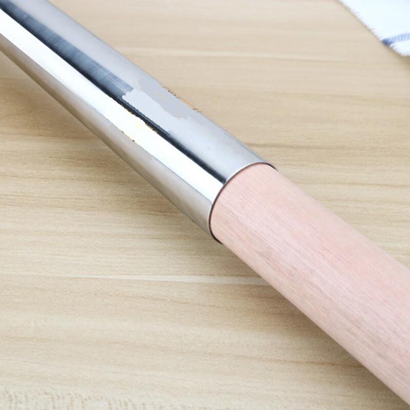 Hand-Forged Stainless Steel Wok Spatula & Ladle with Wooden Handle