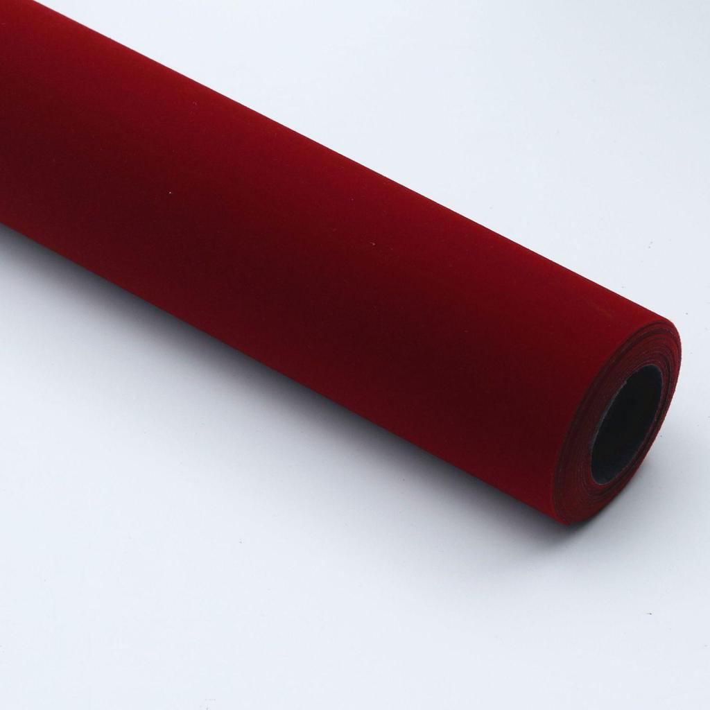 Self-Adhesive Black Flocking Cloth for Jewelry Display Cabinets