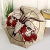 Skull & Roses Pentagram Sticker - Gothic DecorUmbrella, Portable 3-Fold Compact Umbrella,Christmas Gift ES526