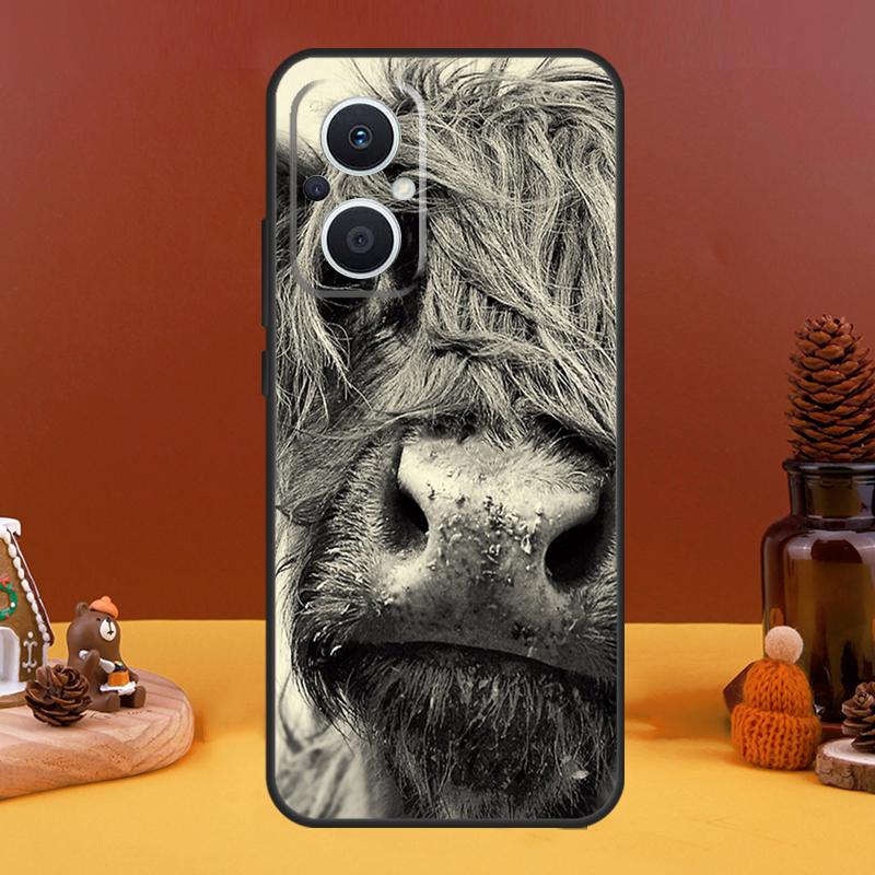 Highland Cows Case For OPPO Reno 5 Lite 4 6 7 8 10 Pro 11 F 4Z 5Z 8T OPPO Find X2 X3 Lite X5 X6 Pro Cover