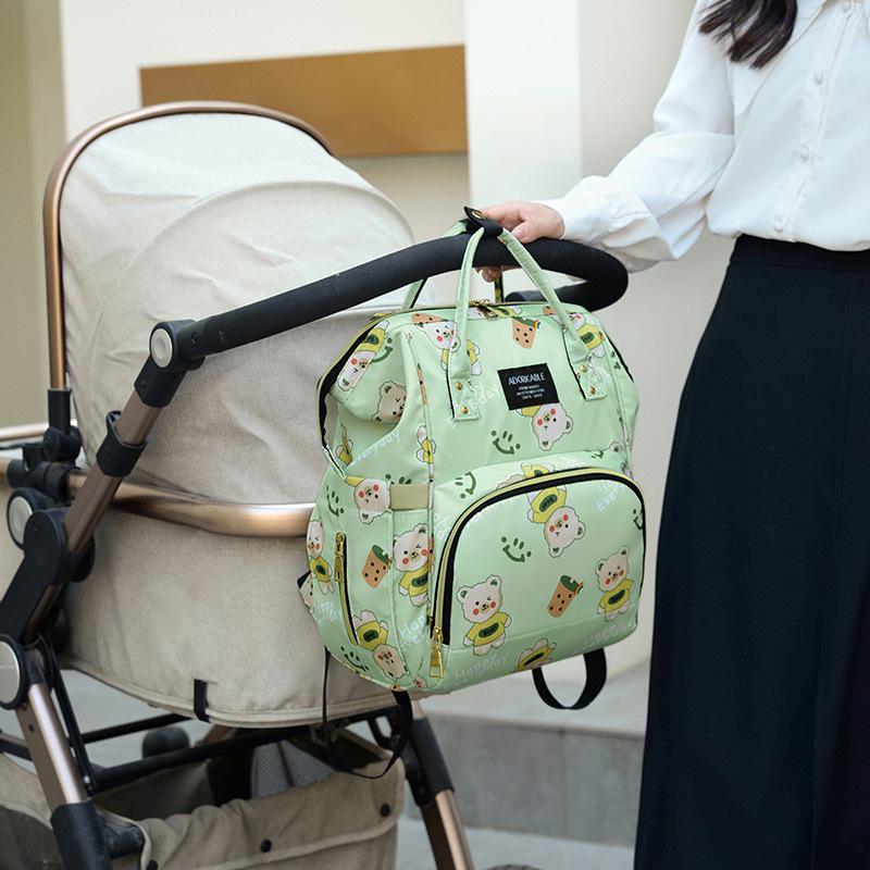 Trendiger Multifunktions-Rucksack für Mutter & Baby mit großem Fassungsvermögen