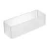 Yamazaki Vertical Horizontal Stackable Drawer Organizer Case Deep Type Set 2 White Approximately W8D24H7.2cm Tower Cutlery Storage Desk Tray Freely