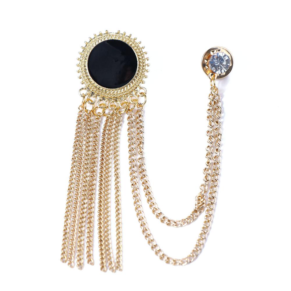 Exquisite Suit Accessories Corsage Male Creative Shirt Collar Pin Fashion Jewelry Men Badge Korean Style Pin Diamond Brooches