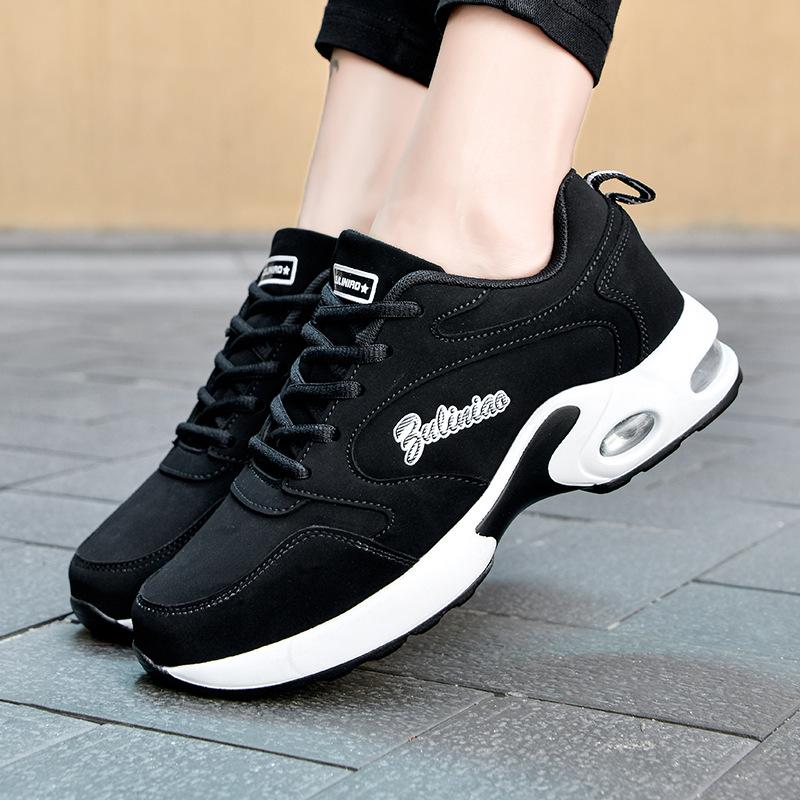New Autumn and Winter Sports Shoes Women's Air Cushion Student Running Shoes Travel Shoes Outdoor Leisure