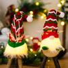 Adorable Battery Operated Light Up Christmas Elf Gnome Decor For Festive Holiday Cheer