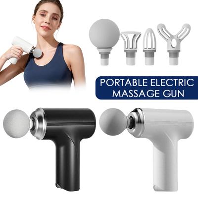 Langlebige und sichere USB-tragbare elektrische Massagepistole Mini-Faszienpistole Hochfrequenz-Vibration Körpermassagepistole Muskelentspannung Faszien-Massagegerät