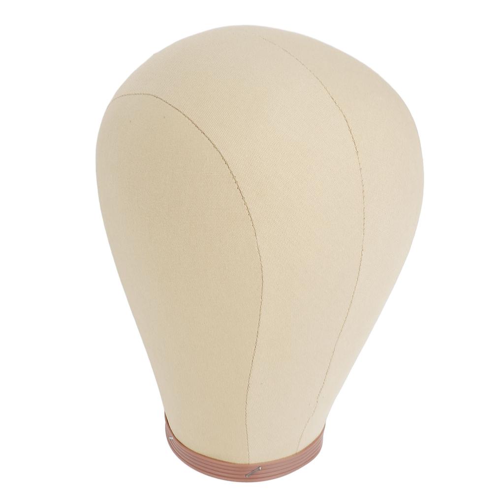Mannequin Head Canvas Wig Head Stand 22in Display Styling Practice Mannequin Model