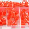 80PCS M6 M8 M10 Red Polyethylene Plastic Dust Cover Cap Cover Assortment Kits for Oil Grease Zerk Fitting