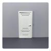 Dollhouse Door Framed Panel Openable DIY White