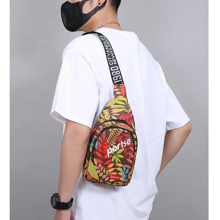 

Сумка на грудь мужская сумка через плечо на одно плечо большой емкости для спорта на открытом воздухе и отдыха модная маленькая сумка на плечо большой емкости кофейный