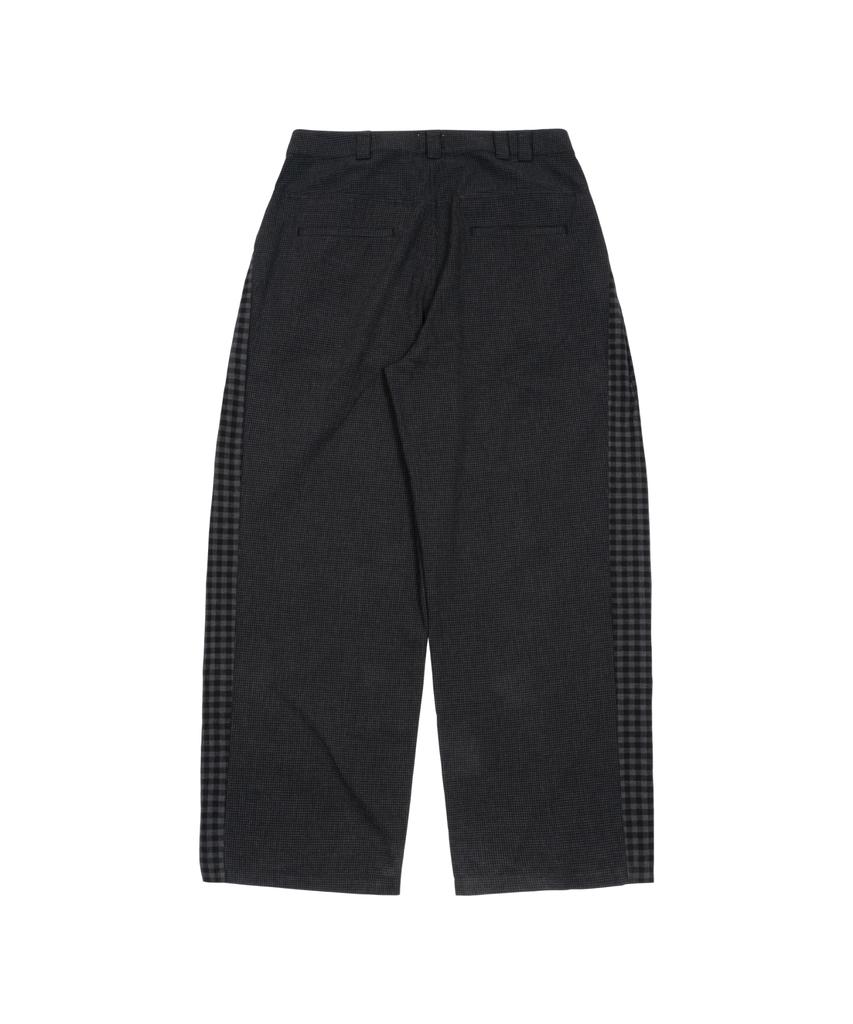 THE COLDEST MOMENT Tcm Starfish Check Pants (Charcoal)