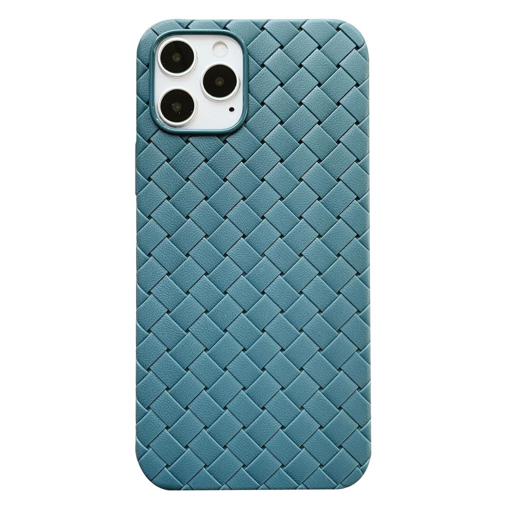 Breathable Mesh Soft Case For iPhone 15 14 13 11 Pro Max 12 XS 6 6S 7 8 Plus X XR Leather Weaving Grid Cover Silicone Funda