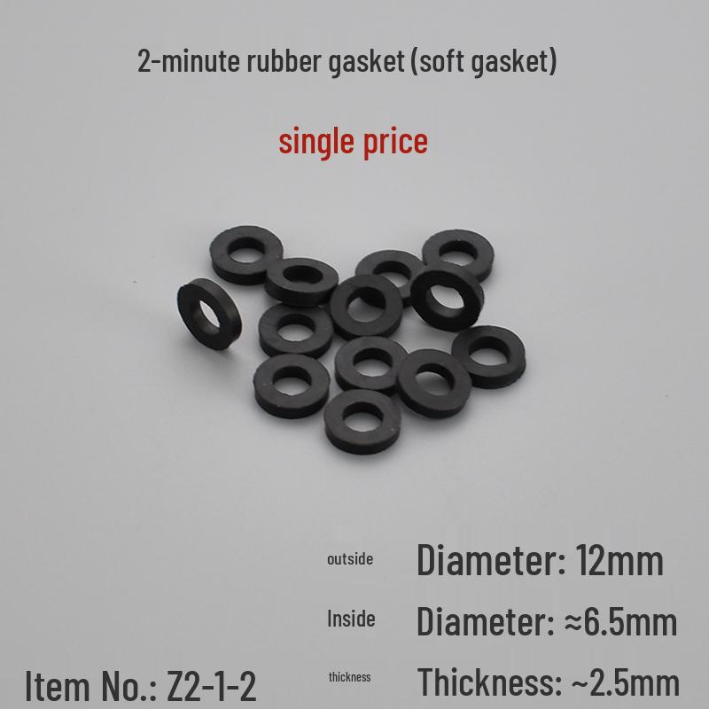 Jeu de Joints Souples en Caoutchouc Silicone et Joints Durs en PTFE - Différentes Tailles Disponibles