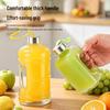 Versiegelte Glas-Getränkeflasche mit hohem Fassungsvermögen und Griff für Cold Brew, Saft, Wein und Tee
