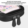 Cycle Phone Front Frame Bag Water Proof 360° Rotation Front Visor Design Touch Screen Cycle Phone Holder Case Handlebar Type Black