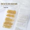 Nail Art Steel Beads Set - Mixed Sizes Gold & Silver