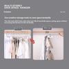 Multi-Layer Clothes Rack Metal Clothes Drying Rack Space Saving Wardrobe Storage Rack