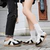 Herren Barfuß Freizeitschuhe Schwarz Breite Fußspitze Fahrerschuhe Damen Weiße Sneaker Yoga Fitnessschuhe Große Größe