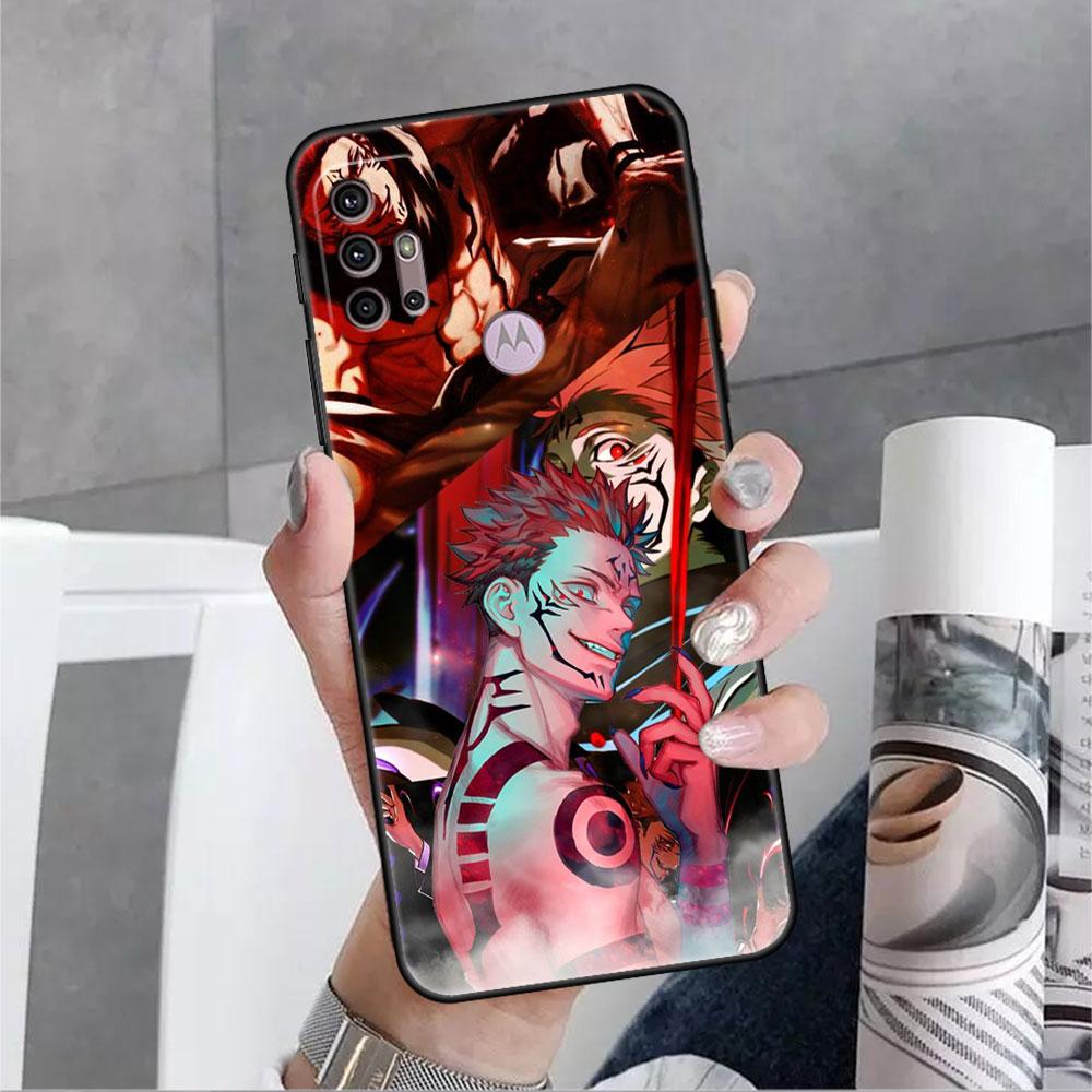 

Чехол для Motorola G30 G60 G9 Play One Fusion Plus Edge 20 G8 Power Lite G22 G50 G200 G51 G71, чехол для телефона в стиле аниме Jujutsu Kaisen Moto G Stylus 5G