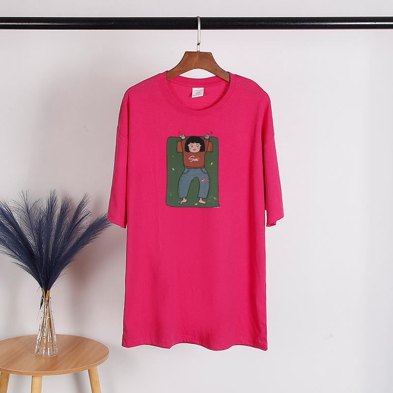 TWINFLAMES Kawaii Cartoon Print T Shirt Women Harajuku 90s Cute Women T-shirt Funny Streetwear Graphic Tops Female