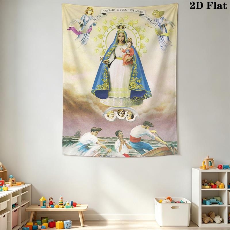 Virgin Mary Pattern Home Decor Tapestry, Wall Hanging, Decorative RV Wall Cloth.MGT0918487