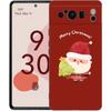 Weihnachtsmann-Telefonhülle für Google Pixel 8 7 6 Pro 6A 7A 5G, weiches Silikon, stoßfestes TPU, schwarze Abdeckung, TPU-Fundas